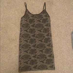 GUESS black lace dress with flower details